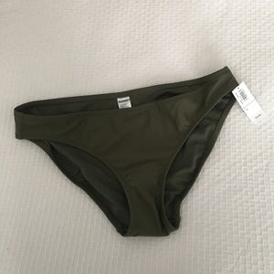 NWT olive bikini bottom szM